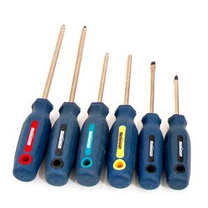 Mastercraft Screwdriver Lot of 6 Soft Handle No.1 No.2 No.3 No.0 3/16" Canada